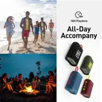 Портативна колонка T&G TG396 bluetooth, 5W, RGB led, TWS, TF, USB, type-C), мініатюра зображення № 3