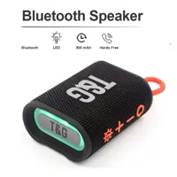 Портативна колонка T&G TG396 bluetooth, 5W, RGB led, TWS, TF, USB, type-C), мініатюра зображення № 5