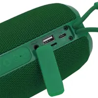 Портативна колонка T&G TG653 Bluetooth, rgb підсвічування, speakerphone, FM, USB, TF, AUX зелена), мініатюра зображення № 4