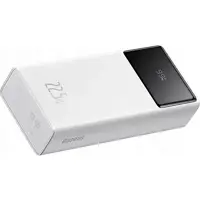 power bank Baseus PPXJ080102 30000mAh 22.5W Display білий), мініатюра зображення № 1