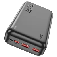 power bank Hoco J101А 20000mAh PD20W QC3.0 22.5W black), мініатюра зображення № 1