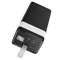 power bank Hoco J86 40000mAh PD20W QC3.0 LCD Lamp Black), мініатюра зображення № 1