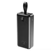 power bank XO PR240 30000mAh USB-C 20W USB-A 22.5W чорний), мініатюра зображення № 2
