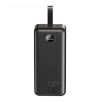power bank XO PR240 30000mAh USB-C 20W USB-A 22.5W чорний), мініатюра зображення № 3
