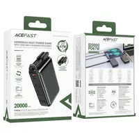 power bank ACEFAST M14 20000mAh PD20W+QC3.0 22.5W чорний), мініатюра зображення № 5