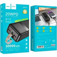 power bank Hoco DB107 Mercurius 30000mAh PD20W+QC3.0 22.5W чорний), мініатюра зображення № 4