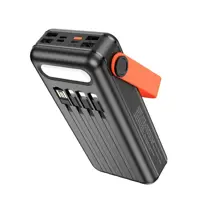 power bank Hoco DB33 Sun Solar 30000mAh PD20W, QC3.0, Lamp, чорний), мініатюра зображення № 7
