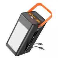 power bank Hoco DB49  Action 100000mAh 22.5W чорний), мініатюра зображення № 7
