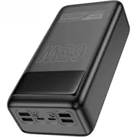 power bank Hoco DB81 Apollo 50000mAh PD65W QC3.0 4USB 2type-c, ліхтарик, чорний), мініатюра зображення № 7