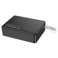power bank Hoco J94 Overlord 75000mAh 22.5W PD20W QC3.0 3USB, type-C, micro, LCD чорний), мініатюра зображення № 7