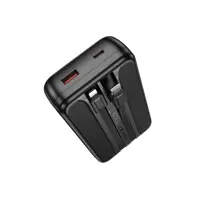 power bank Hoco Q28A 20000 mAh. бездротова зарядка, USB, Type-C. Lightning, QC20W, PD22.5W чорний), мініатюра зображення № 5