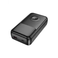 power bank Hoco Q28A 20000 mAh. бездротова зарядка, USB, Type-C. Lightning, QC20W, PD22.5W чорний), мініатюра зображення № 6