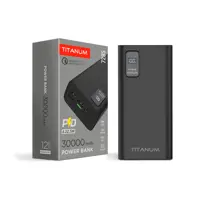 power bank TITANUM 728S 30000mAh 22.5W Black), мініатюра зображення № 3