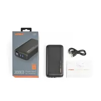 power bank VIDEX VPB-297 22.5W 30 000mAh чорний), мініатюра зображення № 3
