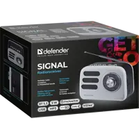 Радіоприймач Defender Signal 5Вт, BT5.3 TF Card microSD USB Type-C, 1200 мАч ), мініатюра зображення № 3