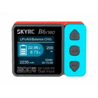 Розумне зарядне SkyRC B6neo SK-100198-01, LiPo LiHV LiFe Liion 1-6S, NiMh, Pb, 200W 10А), мініатюра зображення № 13