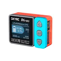 Розумне зарядне SkyRC B6neo SK-100198-01, LiPo LiHV LiFe Liion 1-6S, NiMh, Pb, 200W 10А), мініатюра зображення № 6