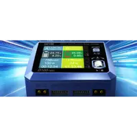 Розумне зарядне SkyRC D100neo SK-100199-01, LiPo LiHV LiFe Liion 1-6S, NiMh Pb, 2 канали, 200W 12A, 220V), мініатюра зображення № 4