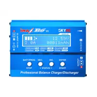 Розумне зарядне SkyRC IMAX B6 V2, LiPo LiHV LiFe Liion 1-6S, NiMh, Pb, 60W 6A, DJI Mavic/Inspire Battery), мініатюра зображення № 9
