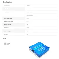 Розумне зарядне SkyRC IMAX B6AC SK-100008-11, LiPo LiHV LiFe Liion 1-6S, NiMh, Pb, 50W 6A, від 220V), мініатюра зображення № 6
