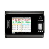 Розумне зарядне ToolkitRC M6D TK10800, LiPo LiHV LiFe Liion 1-6S, NiMh, Pb, 2 канали, 500Вт 25А), мініатюра зображення № 17
