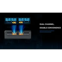 Розумне зарядне ToolkitRC M6D TK10800, LiPo LiHV LiFe Liion 1-6S, NiMh, Pb, 2 канали, 500Вт 25А), мініатюра зображення № 10