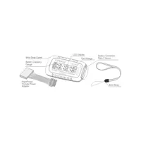 Тестер акумуляторів SkyRC LiPoPal LiPo Li-ion 2-6S SK-500007-01), мініатюра зображення № 5