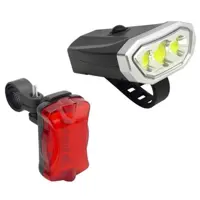 Вело комплект QX-T0598 (фара 3хCOB, сптоп сигнал 5Led), живлення фара 3хAAA стоп 2хAA, 4+7 режими), мініатюра зображення № 5