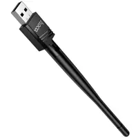 Wi-Fi адаптер HOCO HI37 WiFi4 USB із зовнішньою антеною чорний), мініатюра зображення № 3
