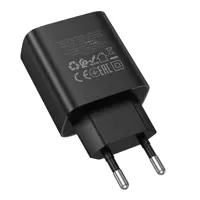 Зарядне BOROFONE BA95A 1USB QC3.0 18W 3A display чорнe), мініатюра зображення № 4