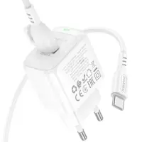 Зарядне BOROFONE BAS42A 1USB QC3.0 3A з кабилем Type-C біле), мініатюра зображення № 5