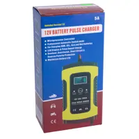 Зарядне Foxsur FBC1205D 12V 5А, автомат 3 етапи, дісплей (для кислотних, AGM, GEL, SLA, WET акумуляторів)), мініатюра зображення № 3