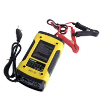 Зарядне Foxsur FBC1205D 12V 5А, автомат 3 етапи, дісплей (для кислотних, AGM, GEL, SLA, WET акумуляторів)), мініатюра зображення № 4