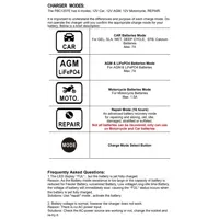 Зарядне Foxsur FBC1207E 12V 7А, автомат 3 етапи (для кислотних AGM, GEL, SLA, LiFePO4 акумуляторів)), мініатюра зображення № 6