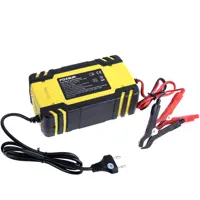 Зарядне Foxsur FBC122408D 12V/8A  24V/4A, автомат 3 етапи, дісплей (для кислотних AGM, GEL, SLA акумуляторів)), мініатюра зображення № 4