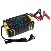 Зарядне Foxsur FBC122408D 12V/8A  24V/4A, автомат 3 етапи, дісплей (для кислотних AGM, GEL, SLA акумуляторів)), мініатюра зображення № 5