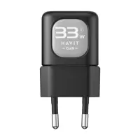 Зарядне HAVIT HV-UC230 GaN 1Type-C 1USB PD30W QC3.0 чорне), мініатюра зображення № 7