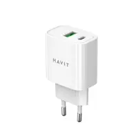 Зарядне HAVIT UC111 USB ype-C PD20W QC3.0 White), мініатюра зображення № 6