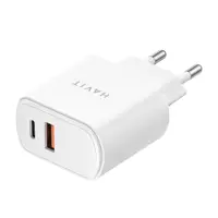 Зарядне HAVIT UCP019 1Type-C 1USB PD20W QC3.0 біле), мініатюра зображення № 3
