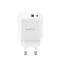 Зарядне HAVIT UCP019 1Type-C 1USB PD20W QC3.0 біле), мініатюра зображення № 5