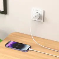 Зарядне HOCO C146A PD20W Type-C білe, кабель Type-C to Lightning), мініатюра зображення № 3