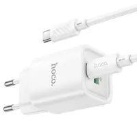 Зарядне HOCO C149A PD30W QC3.0 біле), мініатюра зображення № 2