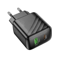 Зарядне HOCO CS25A 1Type-C 1USB PD30W чорне), мініатюра зображення № 6