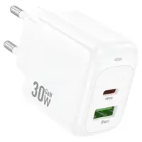 Зарядне HOCO CS55A Surplus GaN PD30W 1xType-C 1xUSB біле), мініатюра зображення № 10
