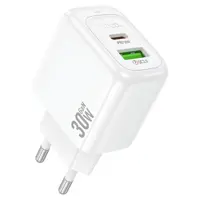 Зарядне HOCO CS55A Surplus GaN PD30W 1xType-C 1xUSB біле), мініатюра зображення № 11