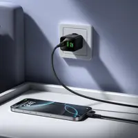 Зарядне HOCO CS83A PD20W Type-C/1USB LED чорний), мініатюра зображення № 8