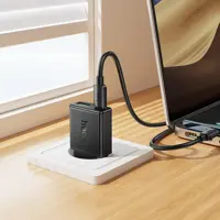 Зарядне HOCO N73 Type-C 1USB PD20W чорне), мініатюра зображення № 3