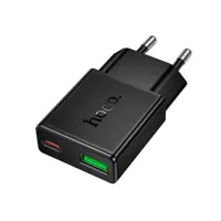 Зарядне HOCO N73 Type-C 1USB PD20W чорне), мініатюра зображення № 11