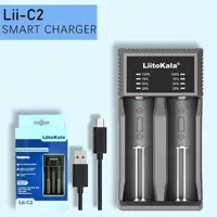 Зарядне Li-ion LiitoKala Lii-C2 1-2 елемента Type C Li-ion, NiMH), мініатюра зображення № 2
