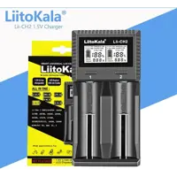 Зарядне LiitoKala Lii-CH2 1-2элемента 18650, 26650, 21700, АА, ААА Li-ion, IMR, LiFe, NiMH LCD від TypeC), мініатюра зображення № 3
